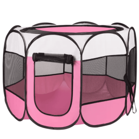 Portable Foldable Pet Fence Sports Pen Dog House (Option: Style1)