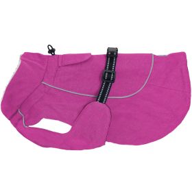 Alpine Tuf Terrain Dog Coat (Color: Wild Raspberry, size: 3X-Large)