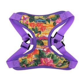 Wrap and Snap Choke Free Dog Harness by Doggie Design (Color: Sunset Hibiscus, size: large)