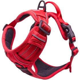 Venture Paw Pull Control Dog Harness (Color: Crimson, size: medium)